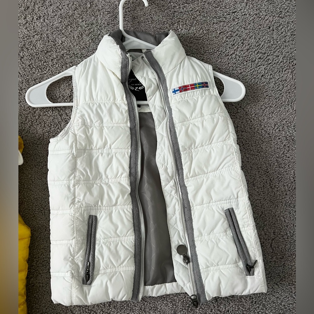White warm vest